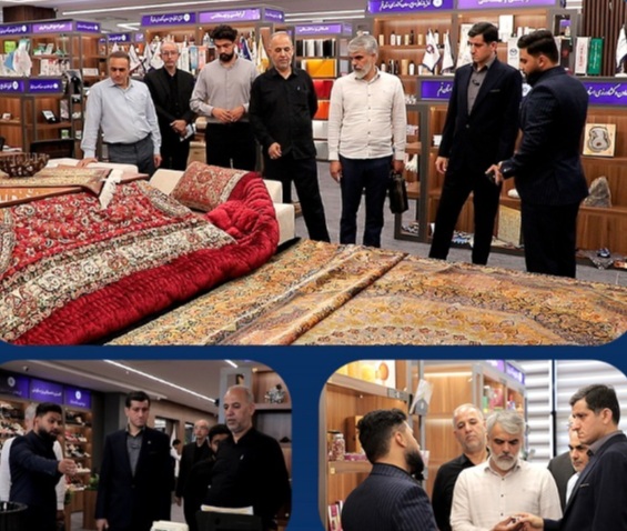 بازدید از نمایشگاه قم توسط مدیرعامل یاس نوین پارسه در اتاق بازرگانی