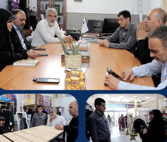 بازدید از هاب پوشاک قم و برند گیل‌بانو توسط مدیرعامل یاس نوین پارسه